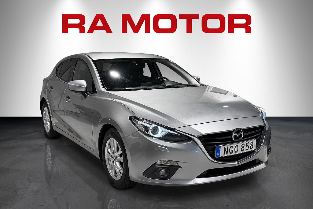 Mazda 3 Sport 2,0 SKYACTIV-G 120hk Vision Navi P-sensorer 2016
