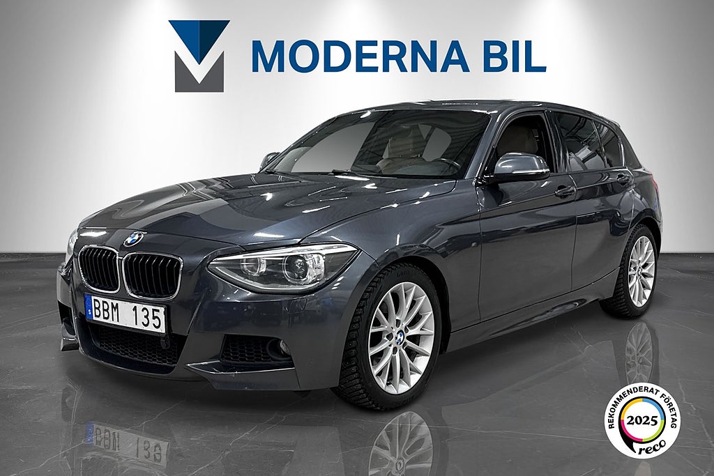 BMW 120 d M-Sport Steptronic 184hk Helskinn PDC M-värm Nyservad