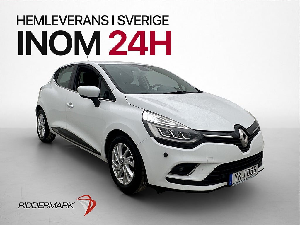 Renault Clio 118hk BASS-Reflex M-Värm Kamera Navi Halvskinn