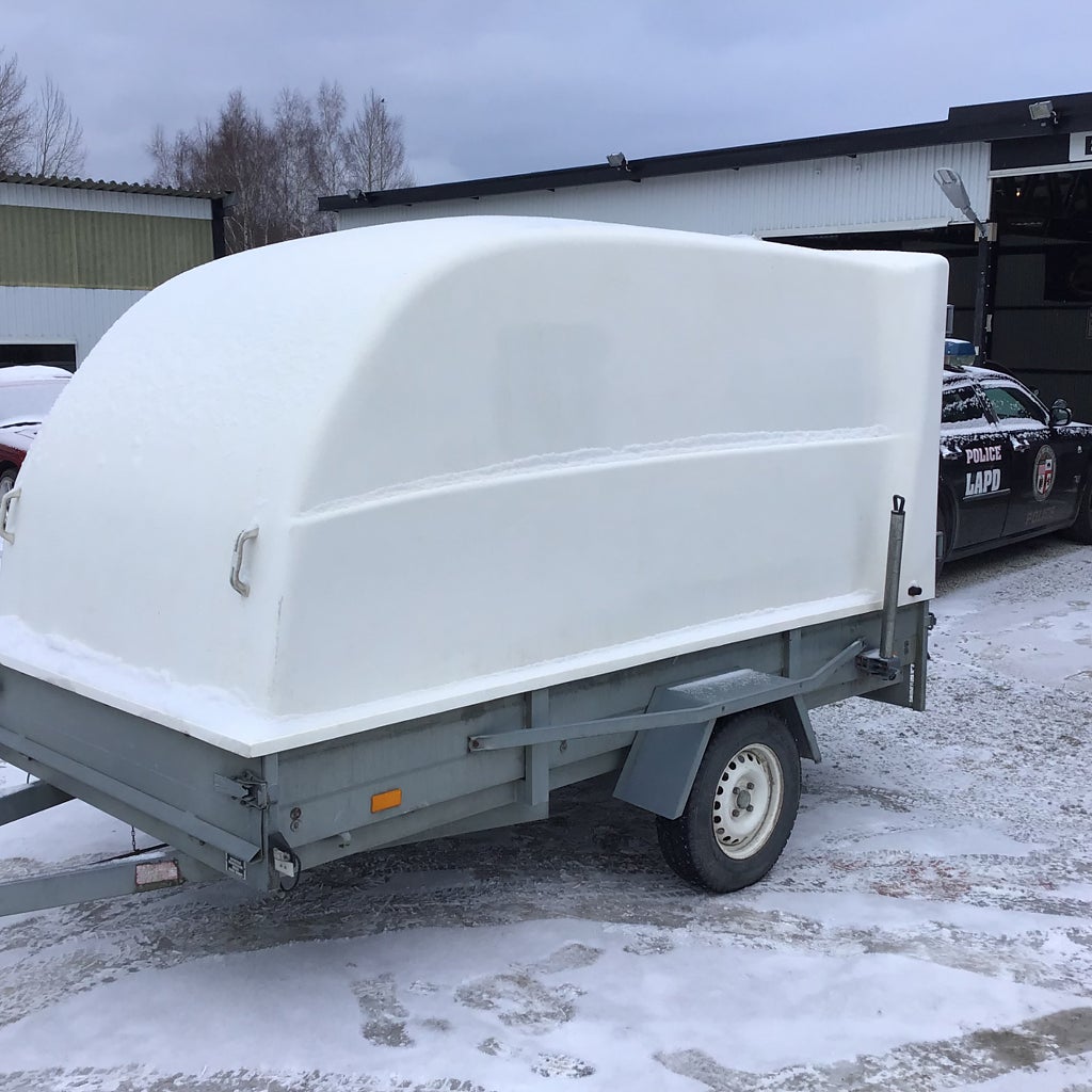 Sävsjösläpet 1000 ssel1000  Bilsläp / Täkt skåp  nyskick