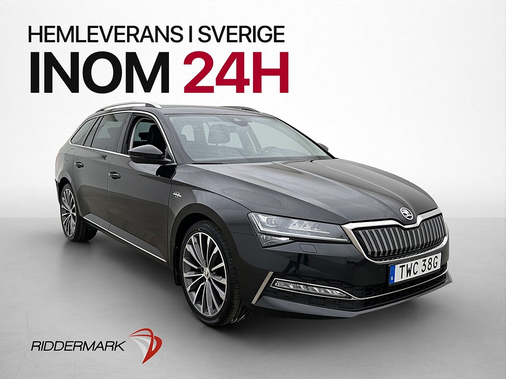 Skoda Superb 1.4 TSI iV L&K Värmare Canton Kamera Drag MOMS