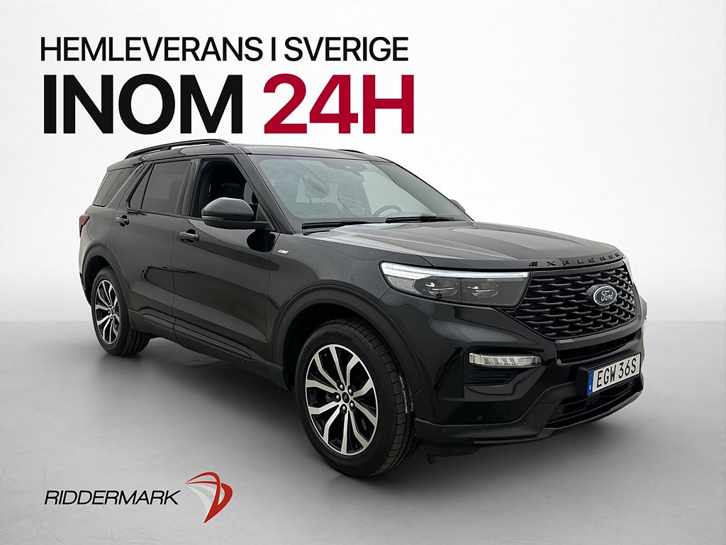 Ford Explorer Plug-In Hybrid 457hk ST 7-Sits Pano B&O 360°
