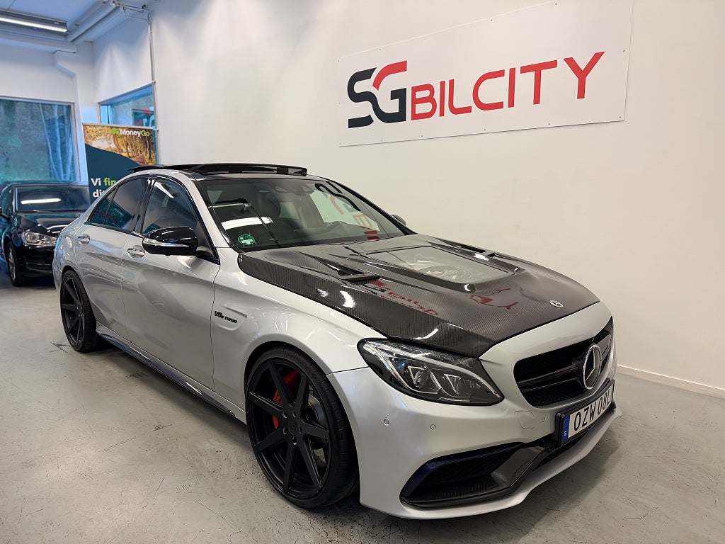 Mercedes-Benz C63 C63 S AMG 510HK SPEEDSHIFT MCT PANO 360 KAMERA HEAD UP