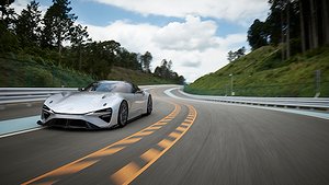 Lexus visar nu upp nya bilder på den elektriska sportbilen som ska ha en räckvidd på över 70 mil. Foto: Lexus