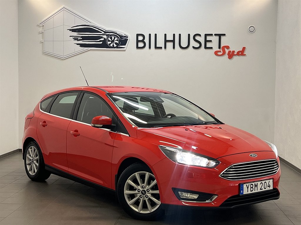 Ford Focus 1.5 TDCi 120hk Titanium Bkamera/Krok/Rattvärme/Nyservad