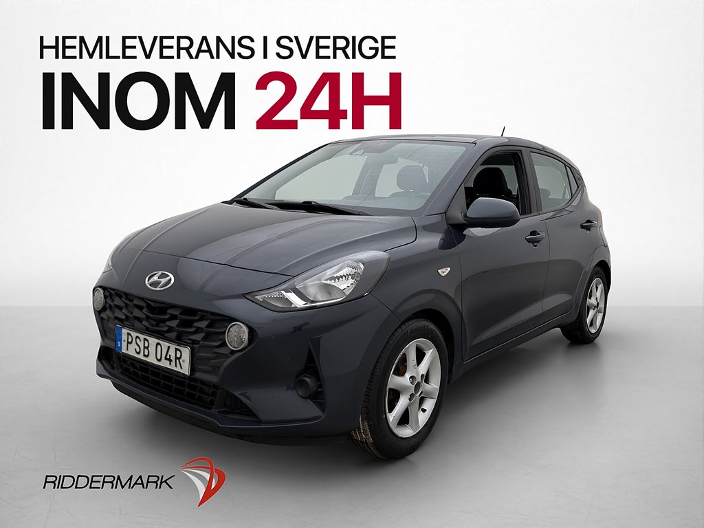 Hyundai i10 67hk Automat CarPlay Rattvärme LÅGAMIL