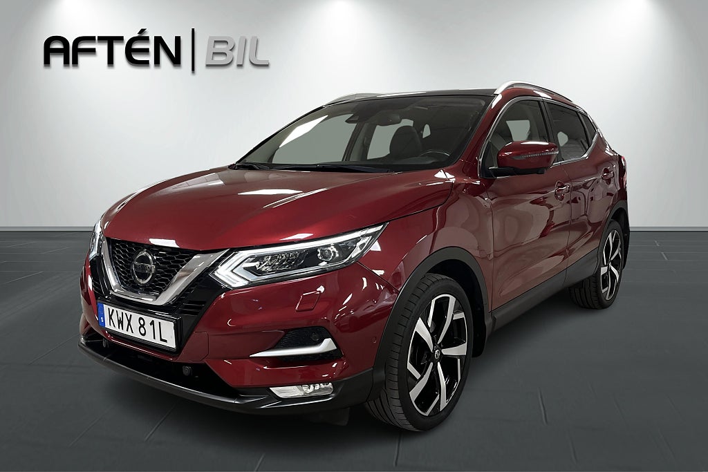 Nissan Qashqai 1.3 DIG-T DCT, Tekna 160hk,Pano,Navi,360 kamera,r5tr