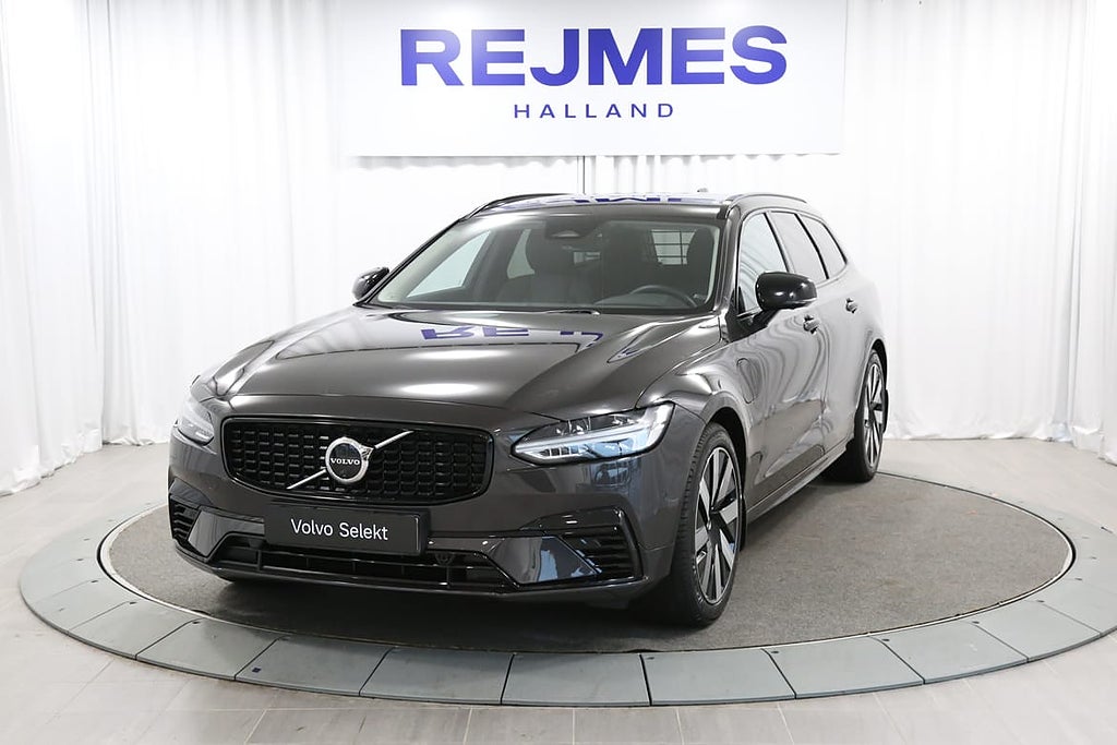 Volvo V90 T6 Plus Dark Edition |Drag |360° |Läder |Elstol |Mörkton