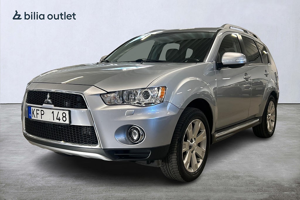 Mitsubishi Outlander 2.2 Di-D AWC Business 7-sits 156hk Drag Läder 
