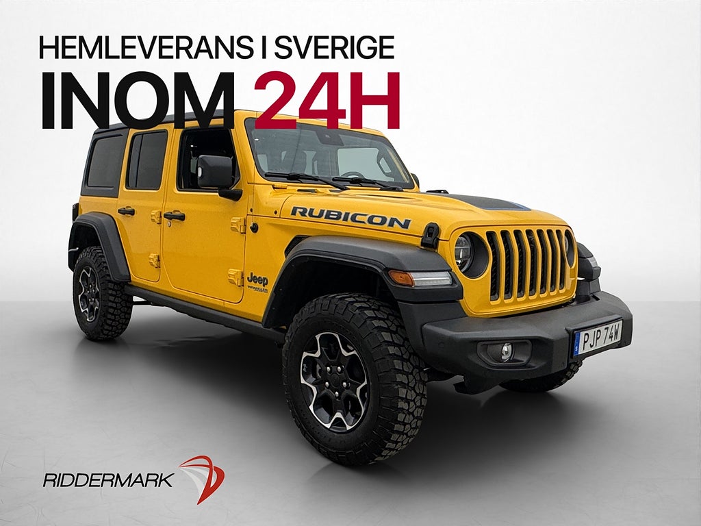 Jeep Wrangler Unlimited 4xe Rubicon Kamera Alpine Rattvärme