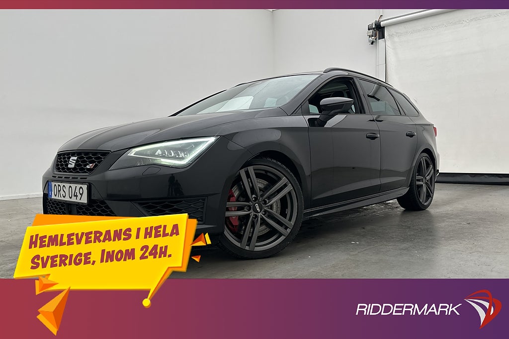 Seat Leon Cupra ST 290hk Panorama DCC BREMBO Seat-Sound Navi