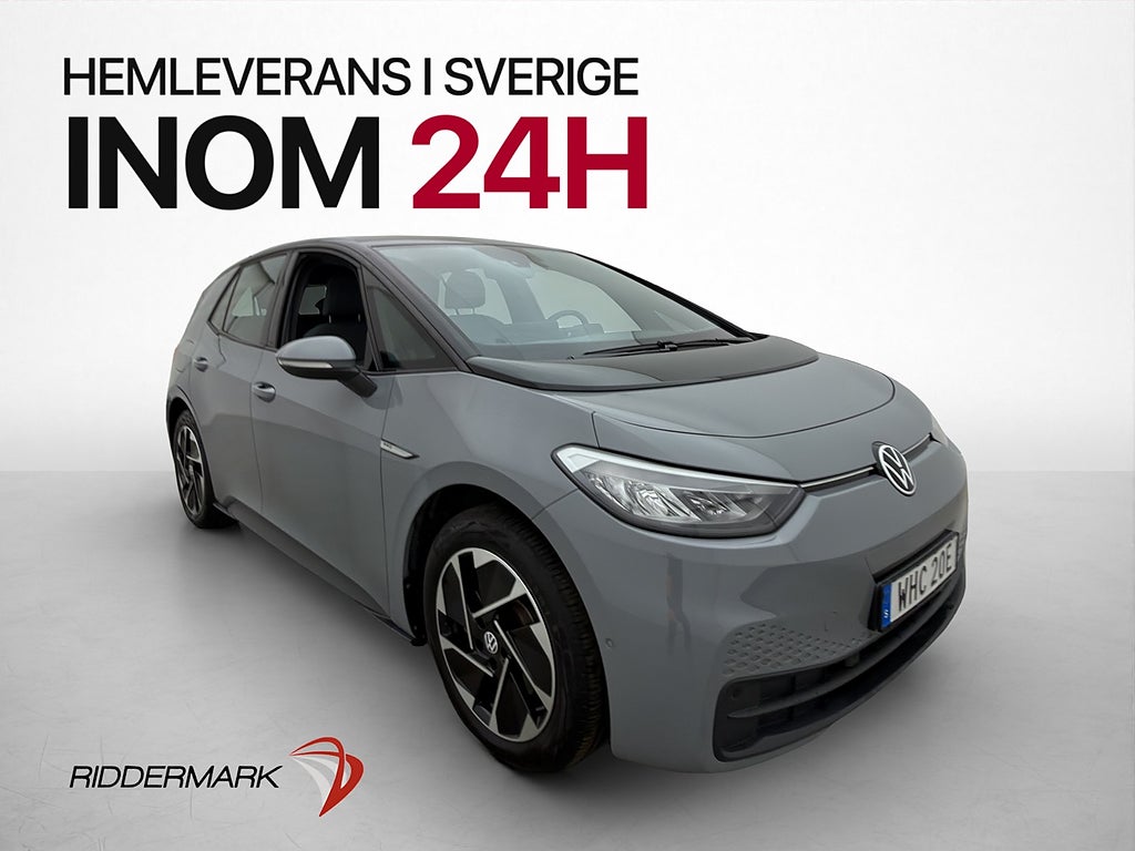 Volkswagen ID.3 Pro Performance Värmepump Kamera CarPlay