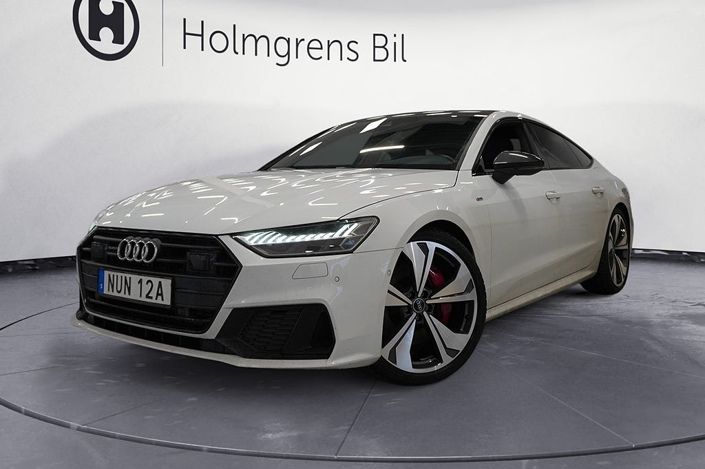 Audi A7 2,65% ränta 55 TFSi E Quattro S-Line Pano B O Elstolar 367hk