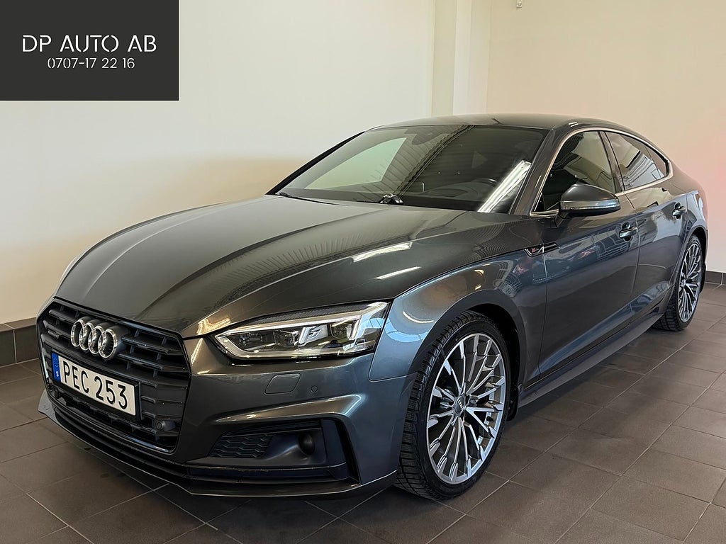 Audi A5 Sportback 2.0 TDI Quattro S line Välutrustad MOMS 