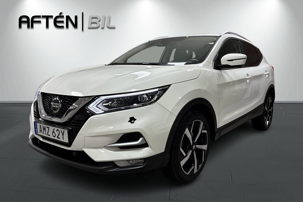 Nissan Qashqai 1.3 DIG-T Tekna Dragkrok,Läder,360 kamera,Navi,Carplay