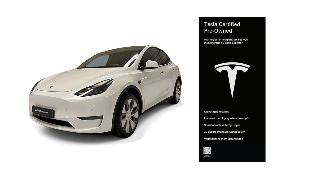 Tesla Model Y Long Range AWD Certified Pre-Owned 3,84% ränta