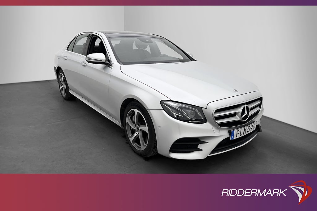 Mercedes-Benz E 400 4M 333hk AMG Pano Burm Navi Värmare 360°