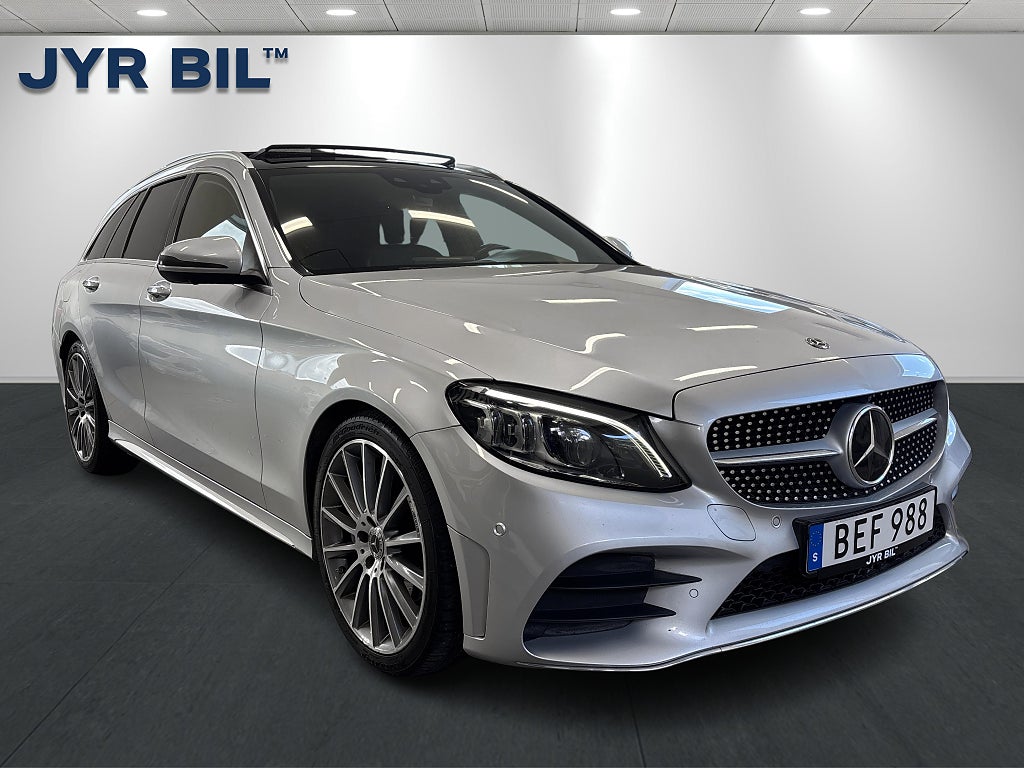Mercedes-Benz C 220 T d 194hk AMG / Burmaster / Pano / Cockpit / D-värm