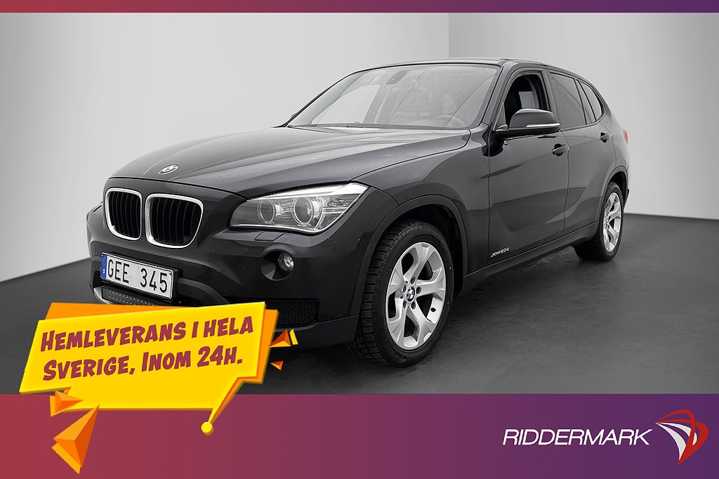 BMW X1 xDrive20d 184hk Skinn Navi Sensorer Bluetooth