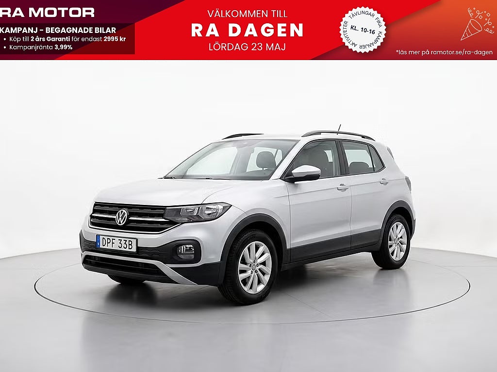 Volkswagen T-CROSS 1.0 TSI 95hk | PDC | Döda Vinkel Varning | M-Värmare | 2020