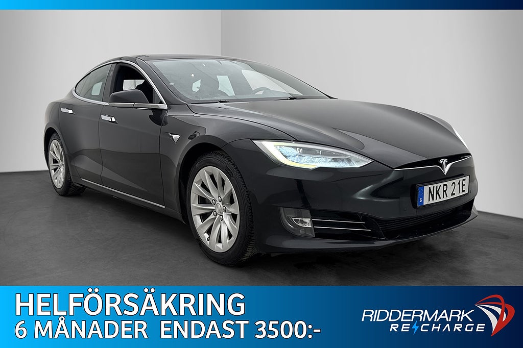 Tesla Model S Long Range AWD Raven Pano Luftfjädr MOMS 423hk