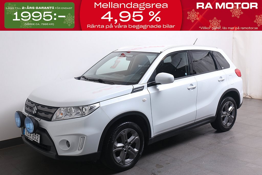 Suzuki Vitara 1,6 VVT i-AWD 120hk GL Plus Nyservad Extraljus