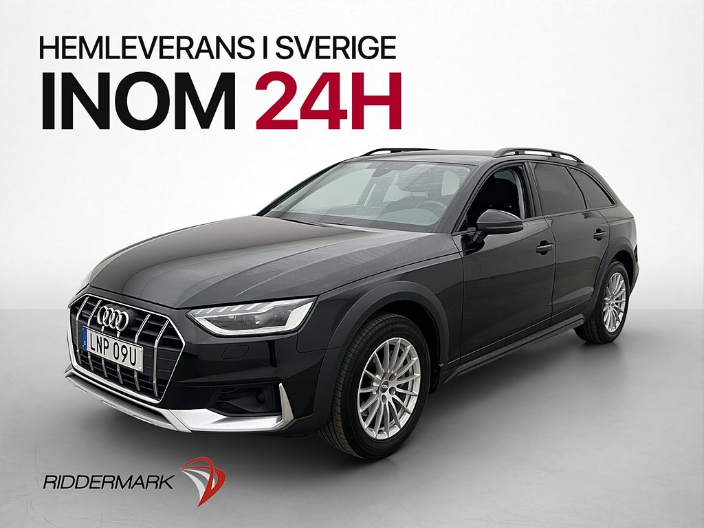 Audi A4 Allroad 40 TDI 190hk Q Kamera Värmare Adaptiv Drag