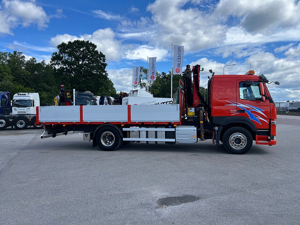 Volvo FM 370 4x2 Kranbil, Palfinger Kran, Euro 6