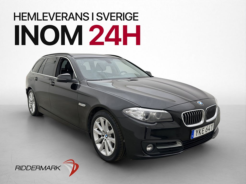 BMW 520d 190hk xDrive Sensorer Skinn Rattvärme Drag