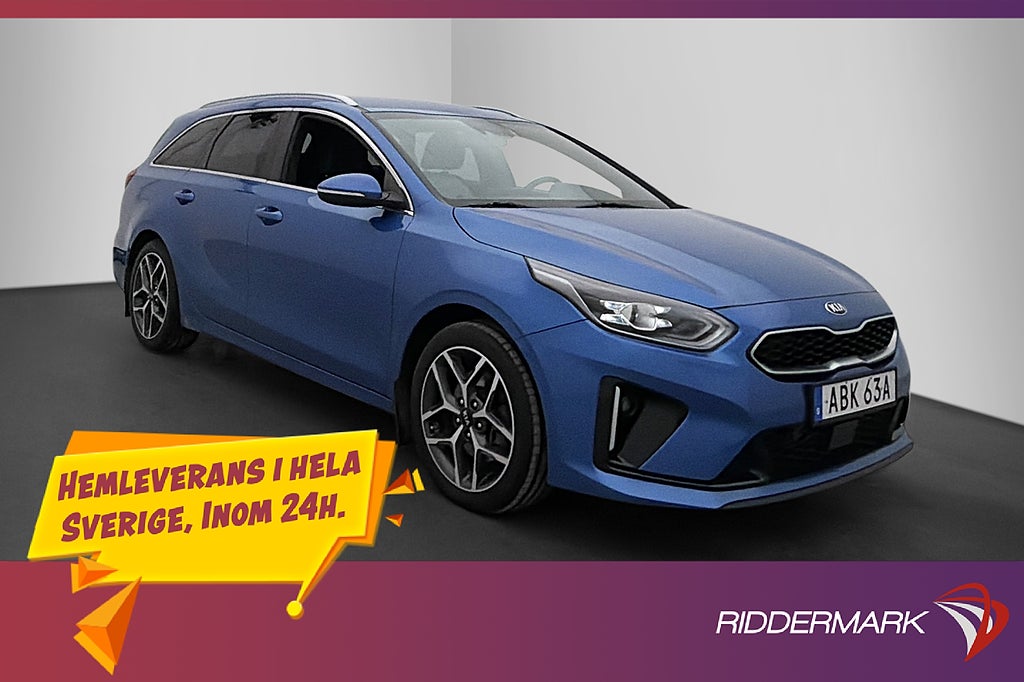Kia Ceed SW 136hk GT-Line Kamera Rattvärme CarPlay Dragkrok
