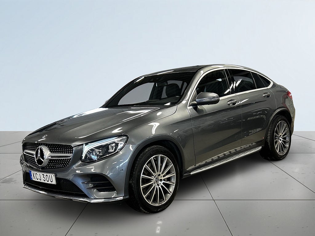Mercedes-Benz GLC 220 d Coupé 4M 9G-Tronic Drag/360°/P-värm/Burmester/S&V