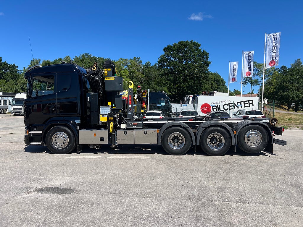 Scania R490 8x4*4 Tridem Kranväxlare, Palfinger 27002 Kran