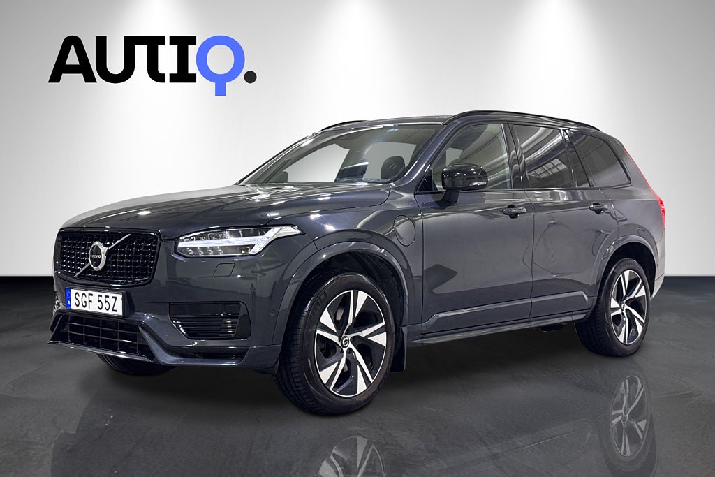 Volvo XC90 T8 R-design Pro Edition | 7-sits | B/W | Drag | Luftfjä