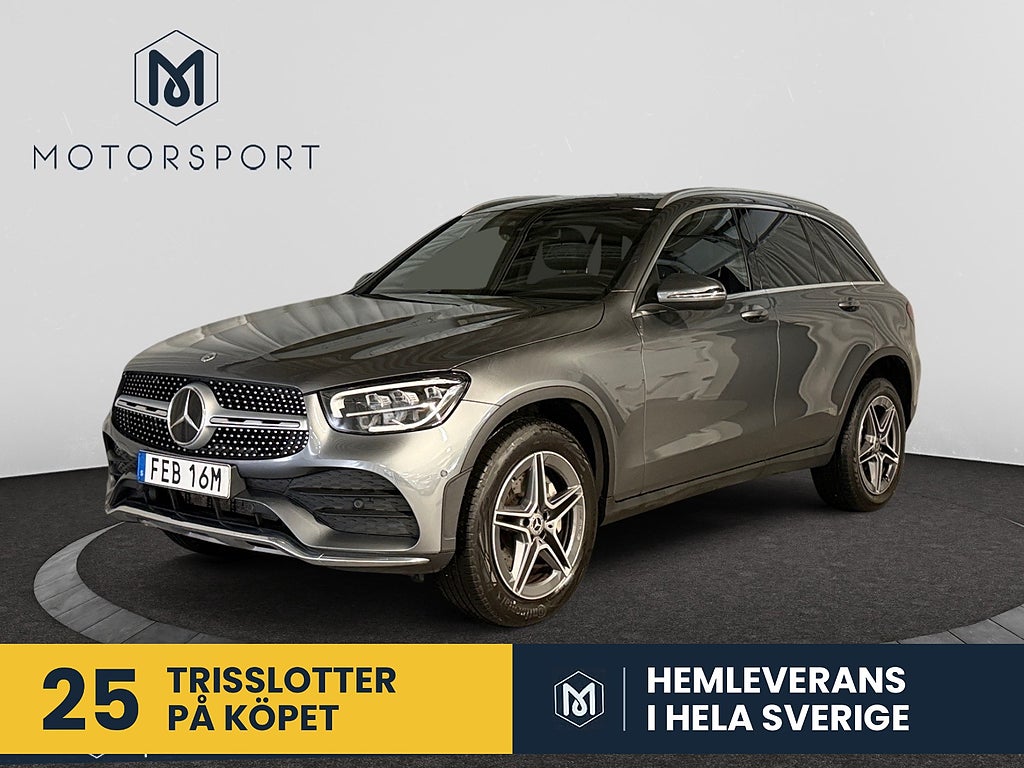 Mercedes-Benz GLC300 de 300 de 4MATIC AMG Line Pano Drag Värmare Adapt-fart