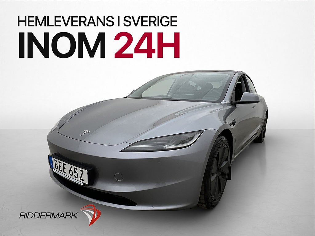 Tesla Model 3 Long Range AWD Pano Värmepump Drag MOMS