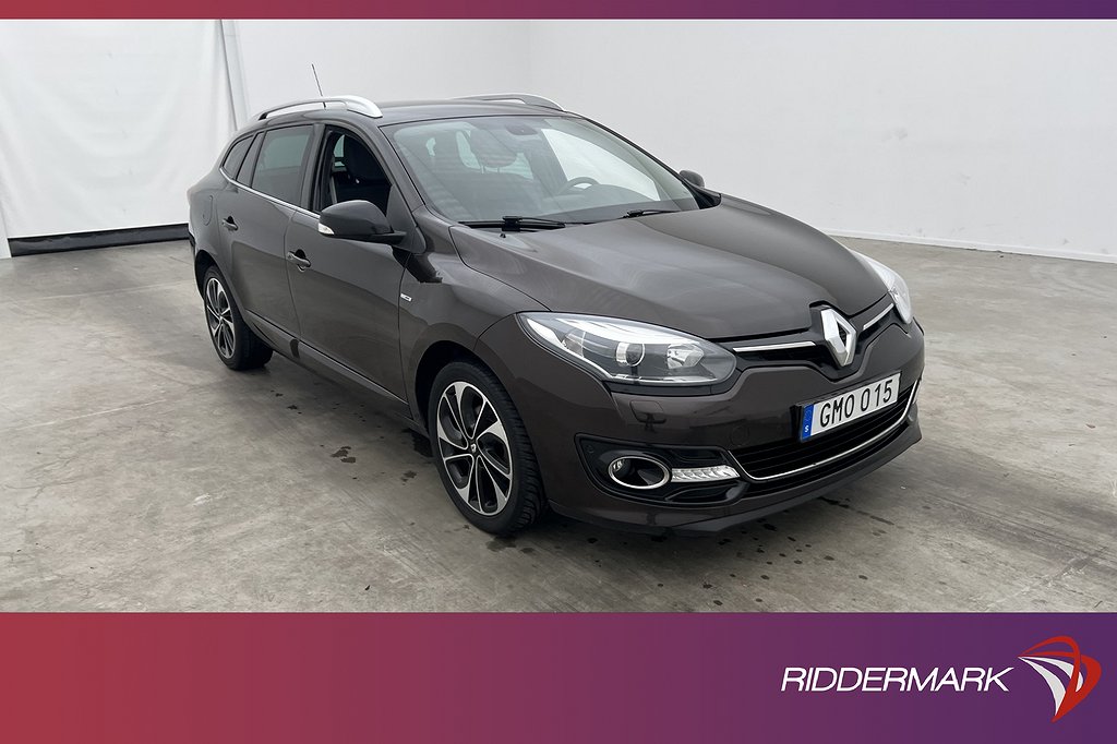 Renault Mégane Grandtour 1.5 dCi 110hk Bose Edt Kamera Navi