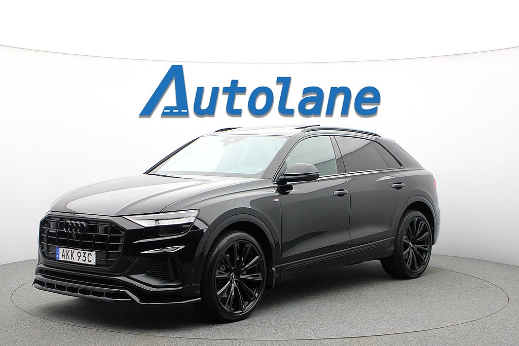 Audi Q8 50 TDI S Line, Panorama, 360°, Night Vision, 23" 286hk