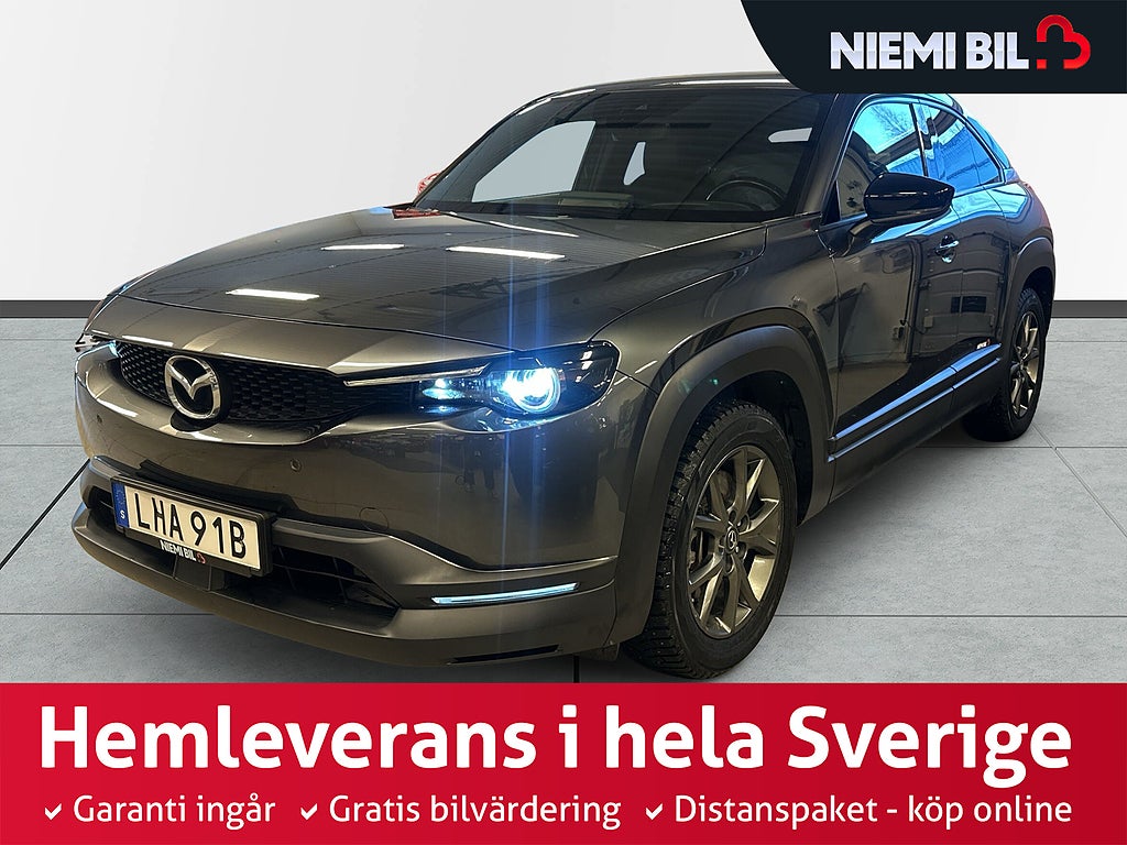 Mazda MX-30 e-Skyactiv EV 10Års-Garanti/Kamera/Navi/Skinn/SoV-Däck