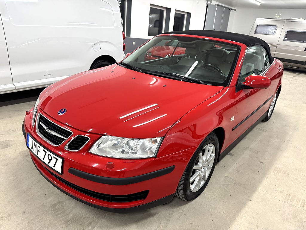 Saab 9-3 Cabriolet 2.0 T Linear. Automat Nyservad 175Hk