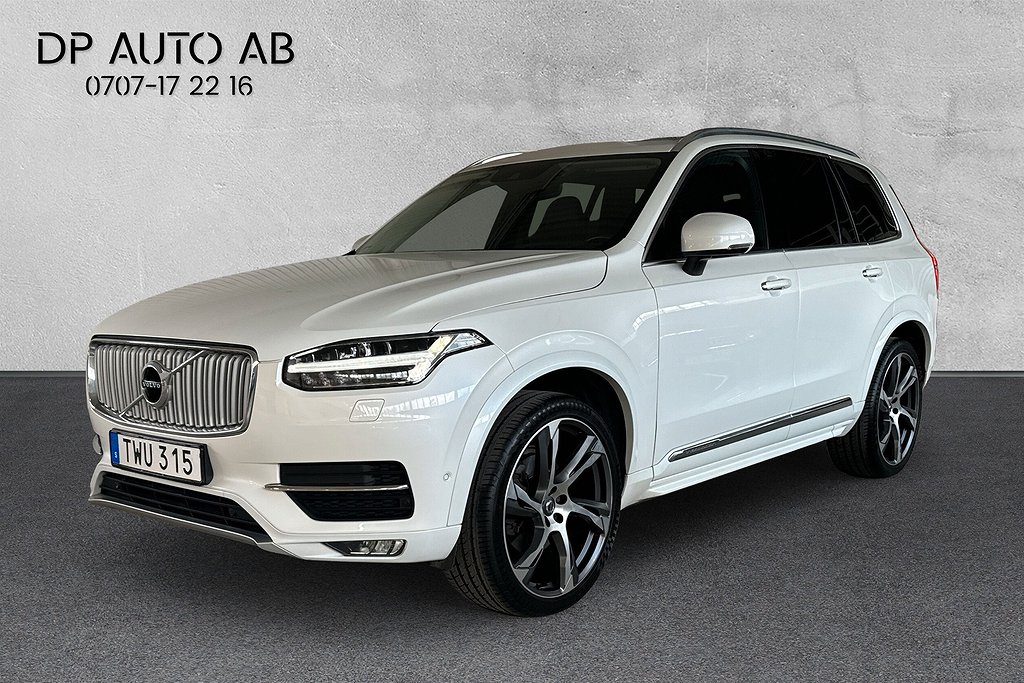 Volvo XC90 D5 AWD Inscription 7 Sits Drag Värme Ny Kamrem