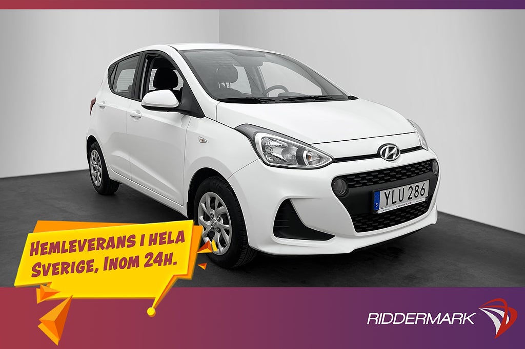 Hyundai i10 1.0 blue Comfort Rattvärme En-Brukare Låg-Skatt