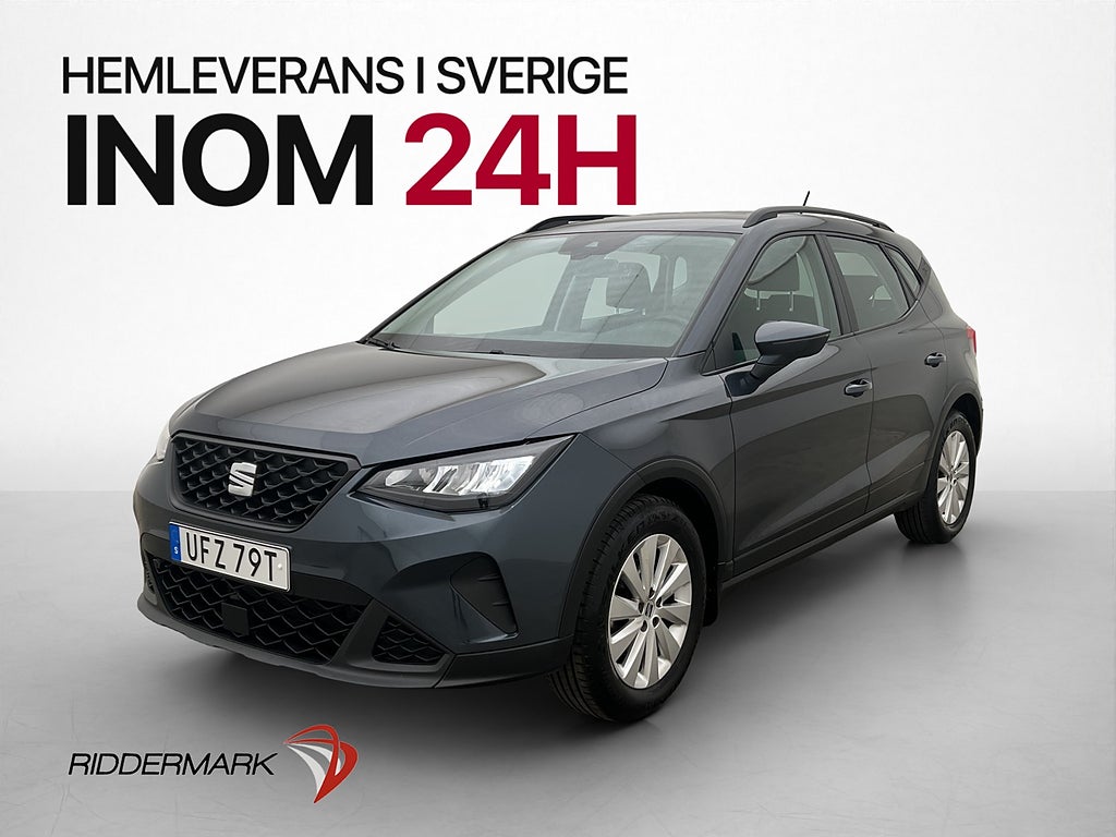 Seat Arona TSI 95hk Style M&K-Värmare P-Sensorer CarPlay