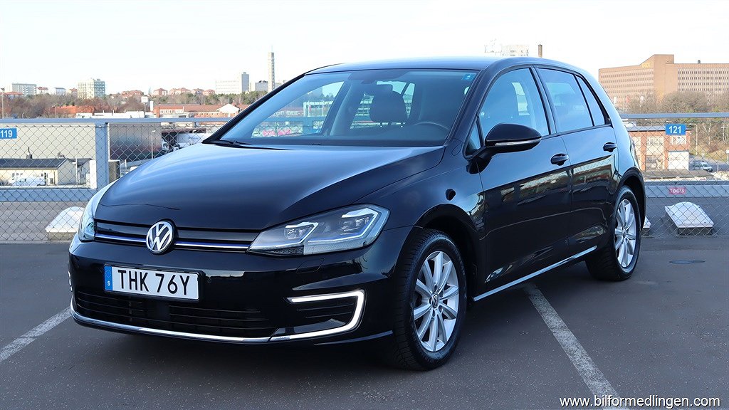 Volkswagen E-Golf 35.8 kWh, S/V-hjul, Sensorer, Kamera, Moms