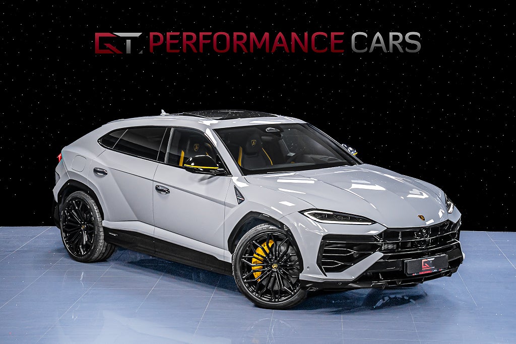 Lamborghini Urus SE Prod26 MOMS Grigio Hati Giallo 23" Pano B&Oadv Style