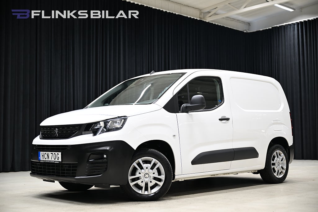Peugeot Partner 130HK L2 Automat|Inredning|Drag|Värmare|Backkamera|Moms