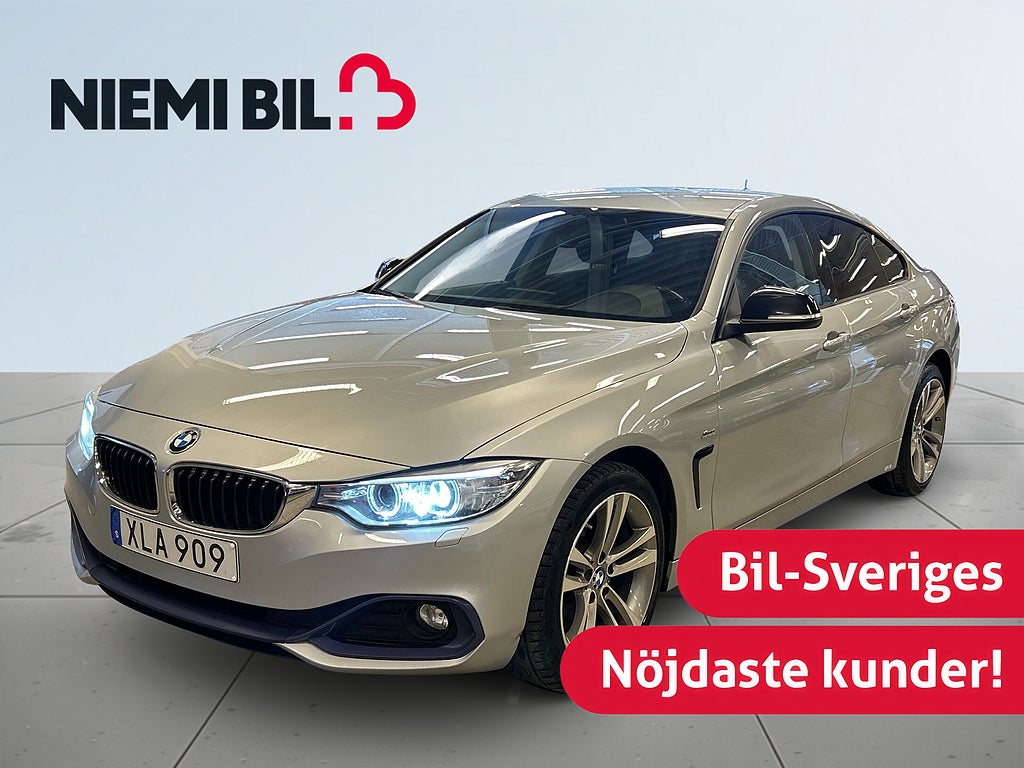 BMW 420 d xDrive Gran Coupé Sov-däck/Mok-värm/P-sens/Hk-ljud