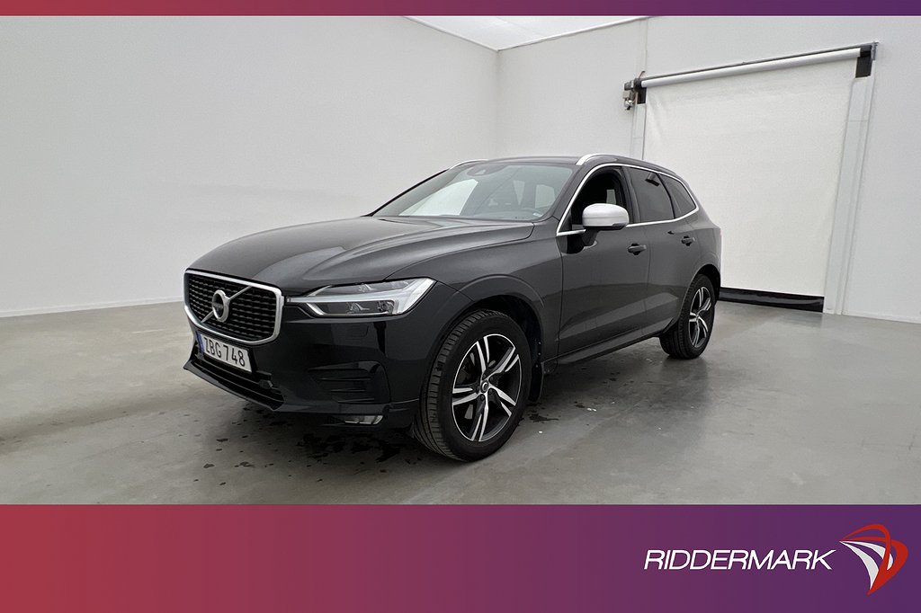 Volvo XC60 T5 AWD 250hk R-Design VOC Pano Värm HUD 360° Drag