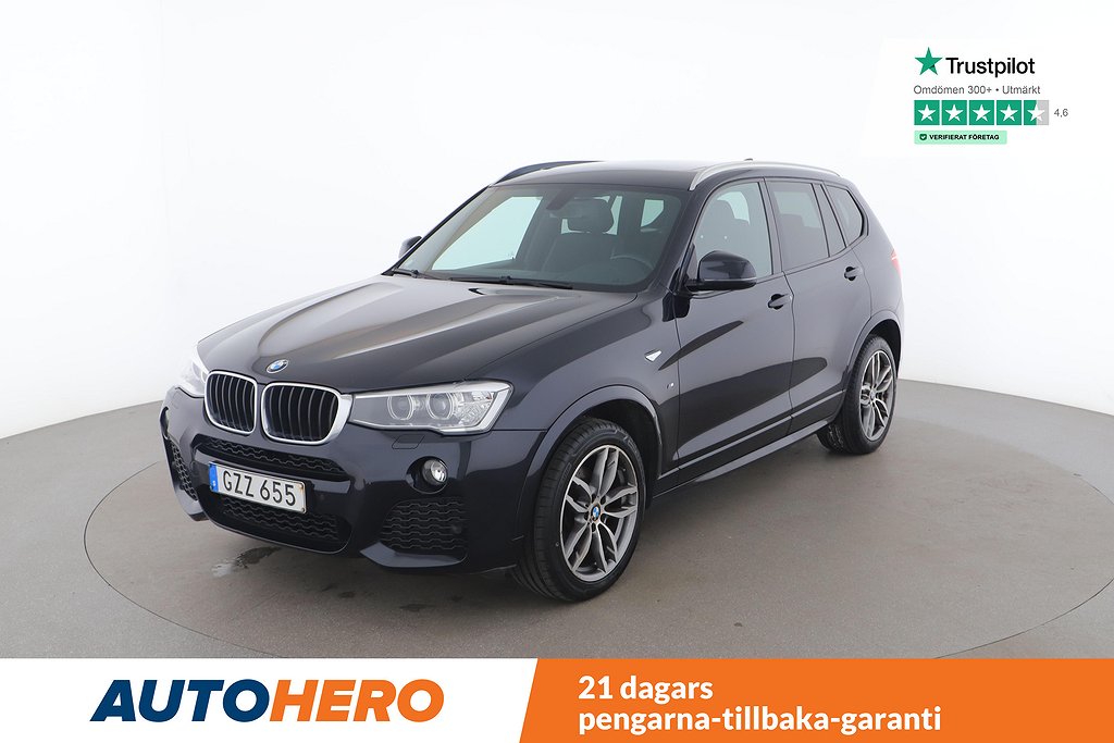 BMW X3 xDrive20d Steptronic M Sport / Panorama, Dragkrok