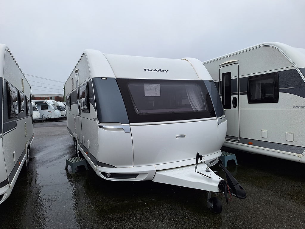 Hobby Prestige 660 WFC Dubbelbädd, Dusch, Kampanjpris!