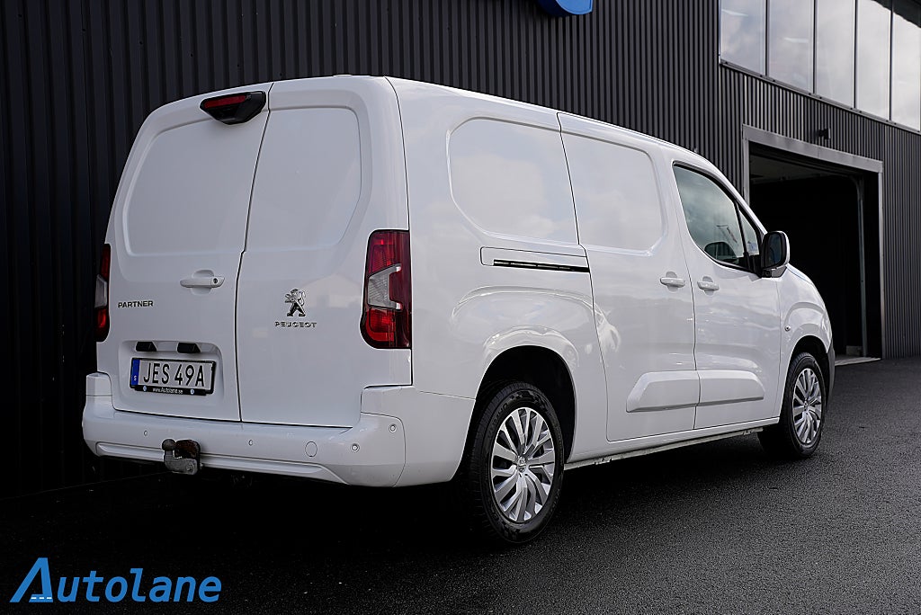 Peugeot Partner Utökad Last 1.5 130, Kamera, Värmare, Dragkrok 130hk